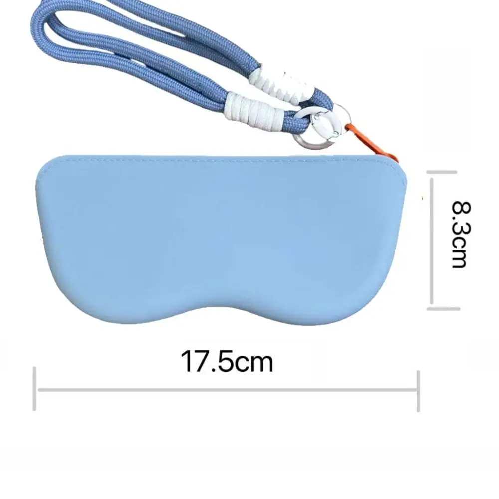 Waterproof Silicone Glasses Bag Portable Dustproof Coin Purse Cosmetic Bag Sunglasses Protective Cover Gifts Hanging Bag