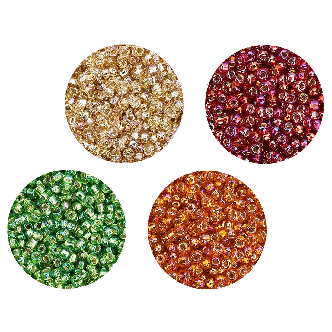 약 3000Pcs 2.3mm 체코 유리 씨앗 비즈 쥬얼리에 대한 다채로운 미니 토호 비즈 팔찌 목걸이 만들기 DIY 공예 액세서리 ?