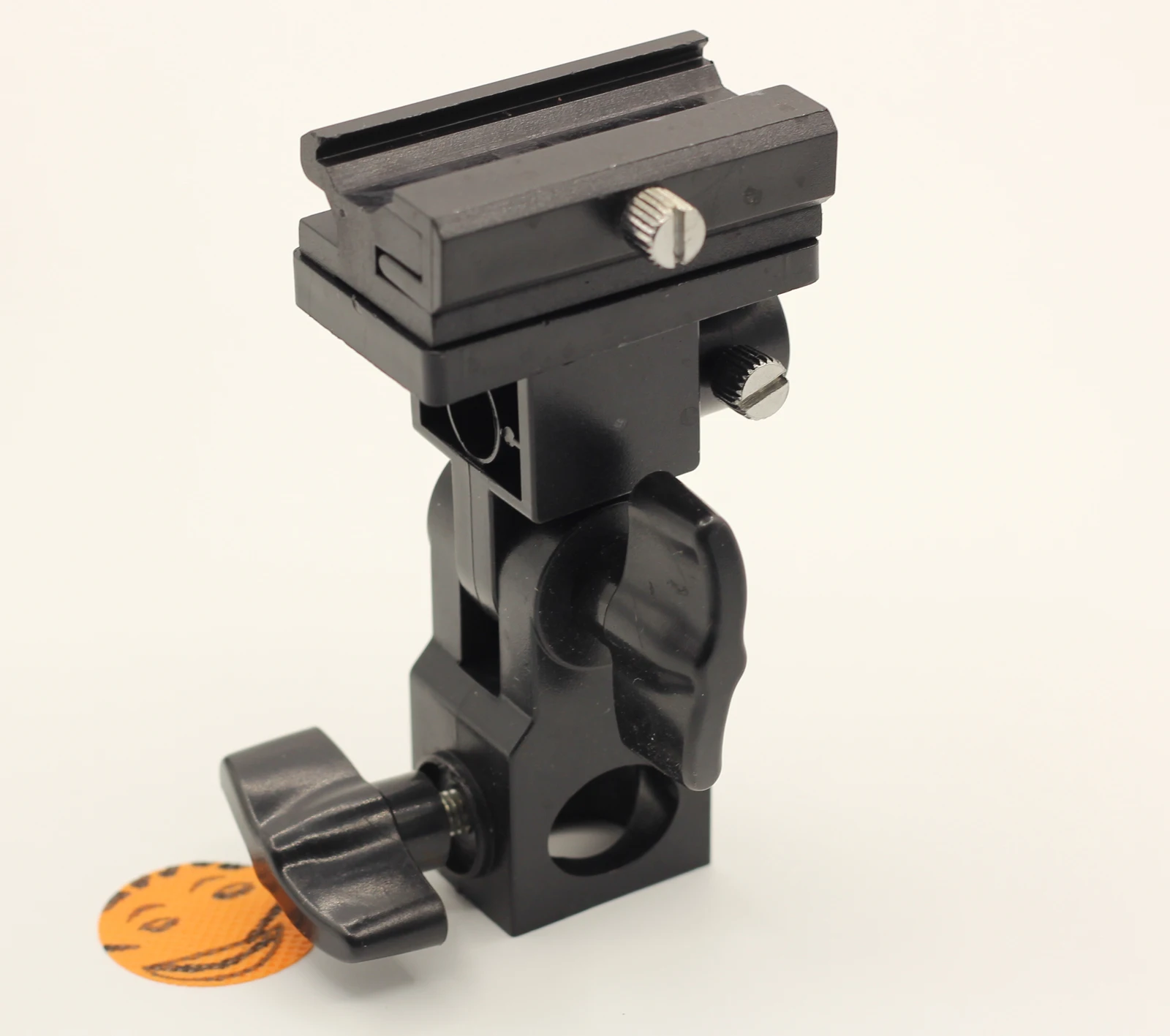 Swivel Light Stand Bracket B-Type Flash Hot Shoe Bracket Adapter, Umbrella Holder