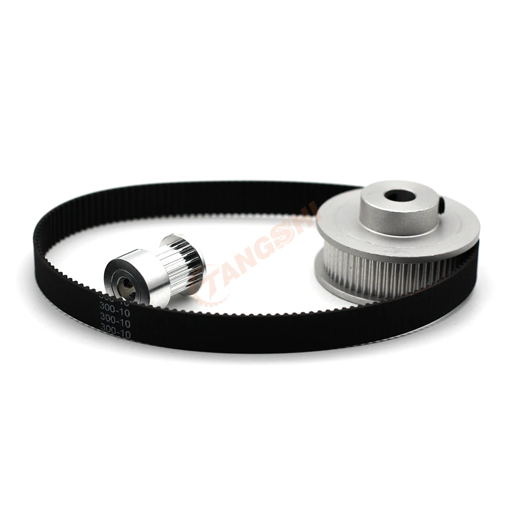 GT2 Timing Pulley Kit 40 Teeth 20 Teeth 1:2 Reduction Ratio Width 10mm Tensioning Wheel Synchronous 3D Printer 2GT 40T 20T timing belt pulley,timing pulley
