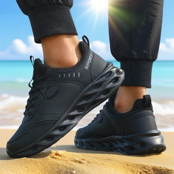 عالية الجودة النساء أحذية رياضية جديدة الانزلاق على تنفس شبكة الرجال ضوء امتصاص الصدمات تنس أحذية مشي بلون أحذية رياضية الرجال 5