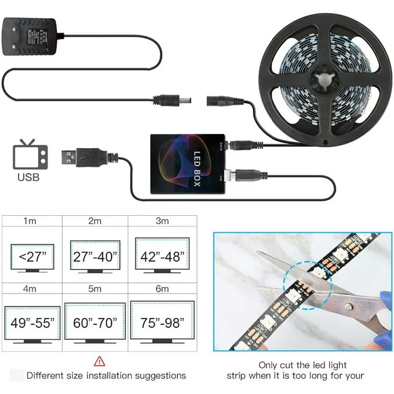 Ʈ ںƮ RGB  LED , ̹ PC Ʈ, USB LED Ʈ,  ǻͿ, DIY ̳ ũ  