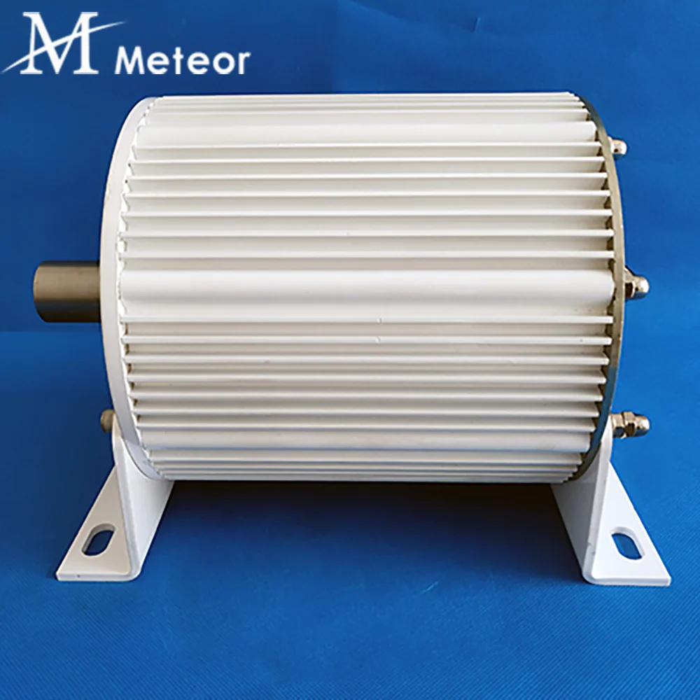 Solar Wind Generator 10KW 20KW Low Speed Permanent Magnet Generator 48V 96V 220V 380V 3 Phase AC Alternators Use For Motor Drive Water Wind Turbine