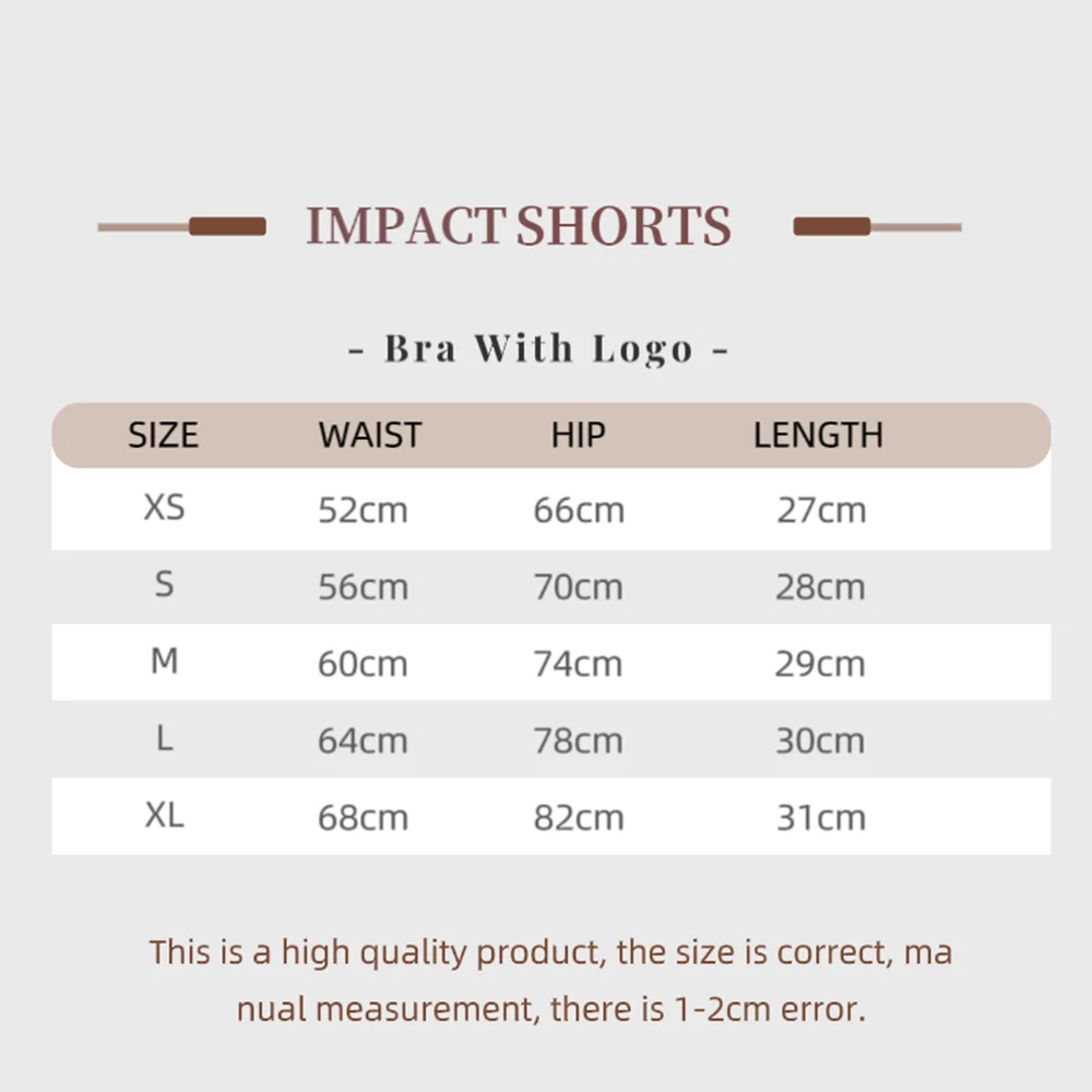 Impact Shorts with Logo Low Waist Seamless Yoga Shorts Scrunch Bum Gym Shorts Workout Biker Short Stretch Fitness Clothing 6