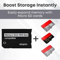 TF to MS Memory Stick Pro Duo Adapter Card Reader for PSP SD Card Converter for Sony PSP1000 2000 3000 Gaming Accessories - Image 2