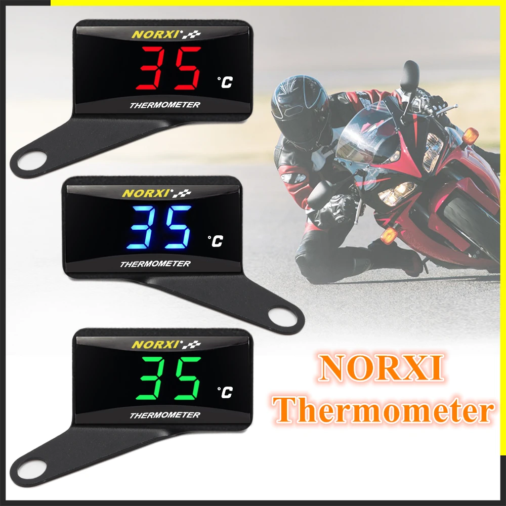 koso motorcycles thermometer norxi mini square digital instrument humidity for nmax125 motorcycle temperature infiers