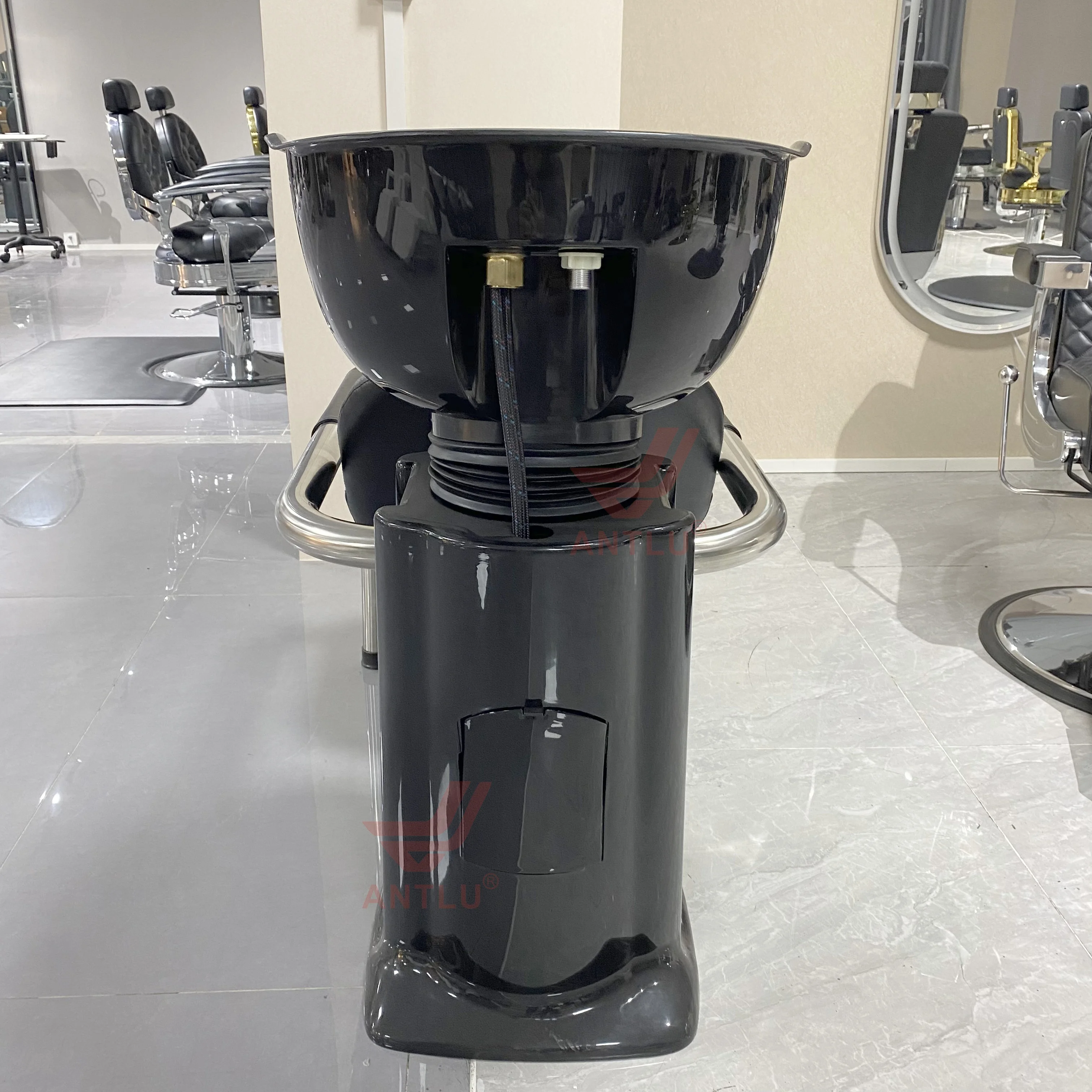 Shampoo chairs plastic Shampoo Bowl Sink Hair Salon Washing Chair Backwash Shampoo Unit chair 4