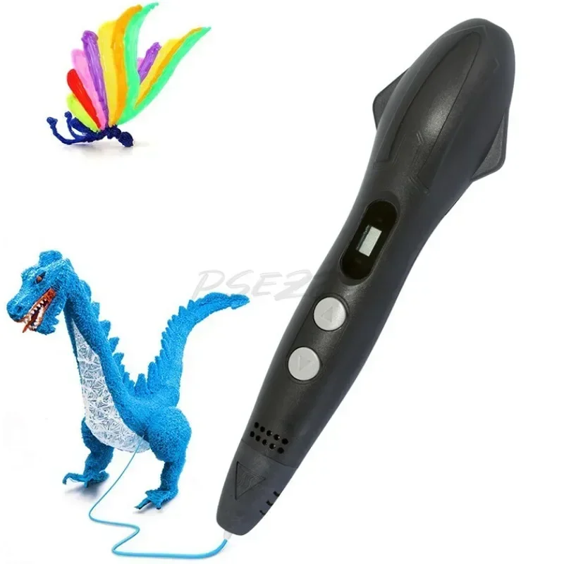 3D Printing Pen High-temperature Version Graffiti Pen Toy Birthday Gift Set Environmentally Friendly Easy To Operate