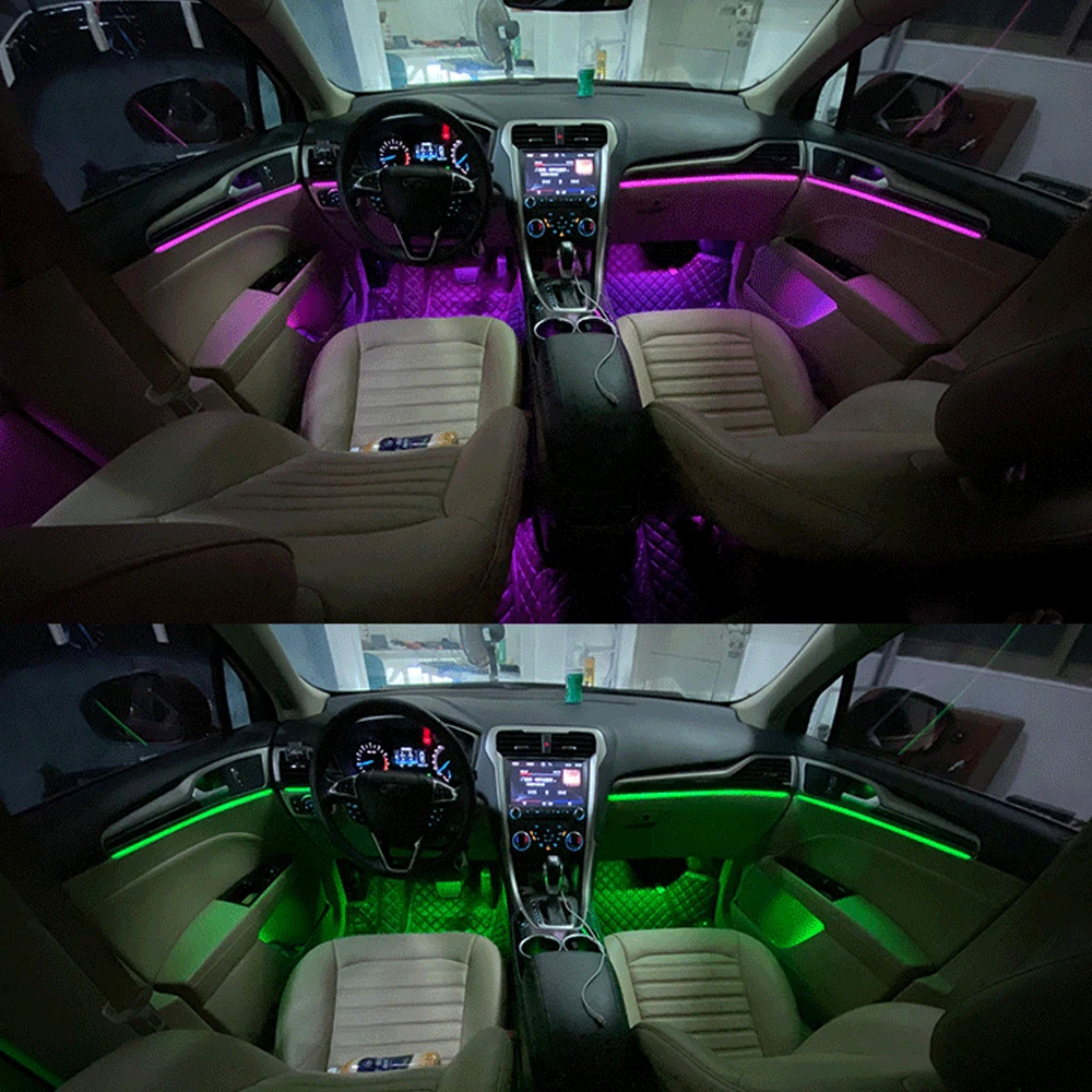 Sync Upgrade Fordford Mondeo Led Ambient Light Kit - 64 Colors, Interior  Atmosphere Lamp