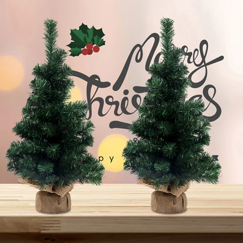 40/50/60CM Decorative Mini Christmas Tree Christmas Tree Ornaments Mini Christmas Tree Christmas House Ornaments