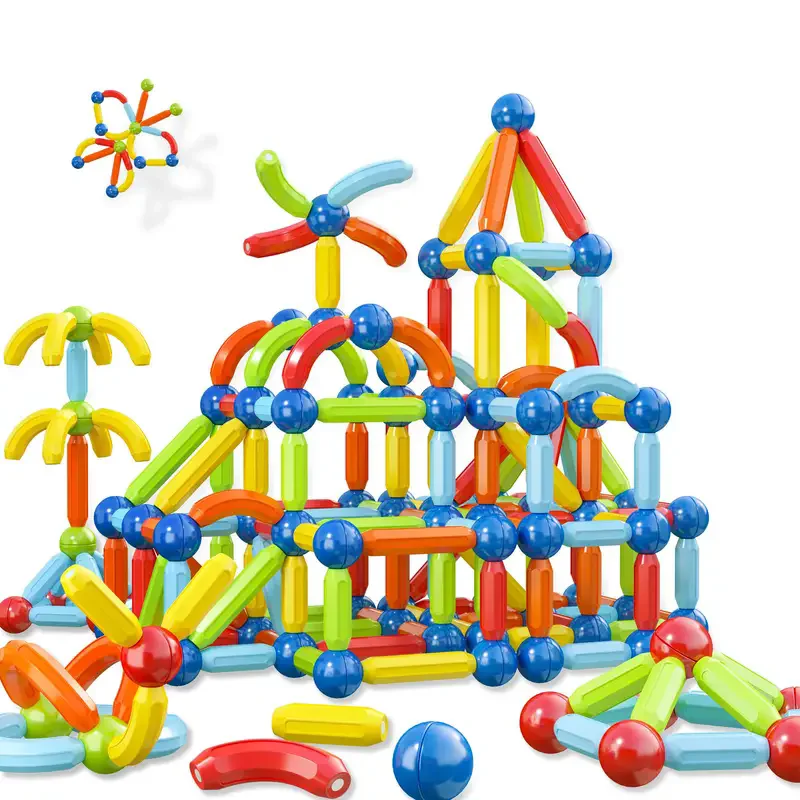 108pcs versatile magnetic wand for boys and girls to develop intellectual thinking toys