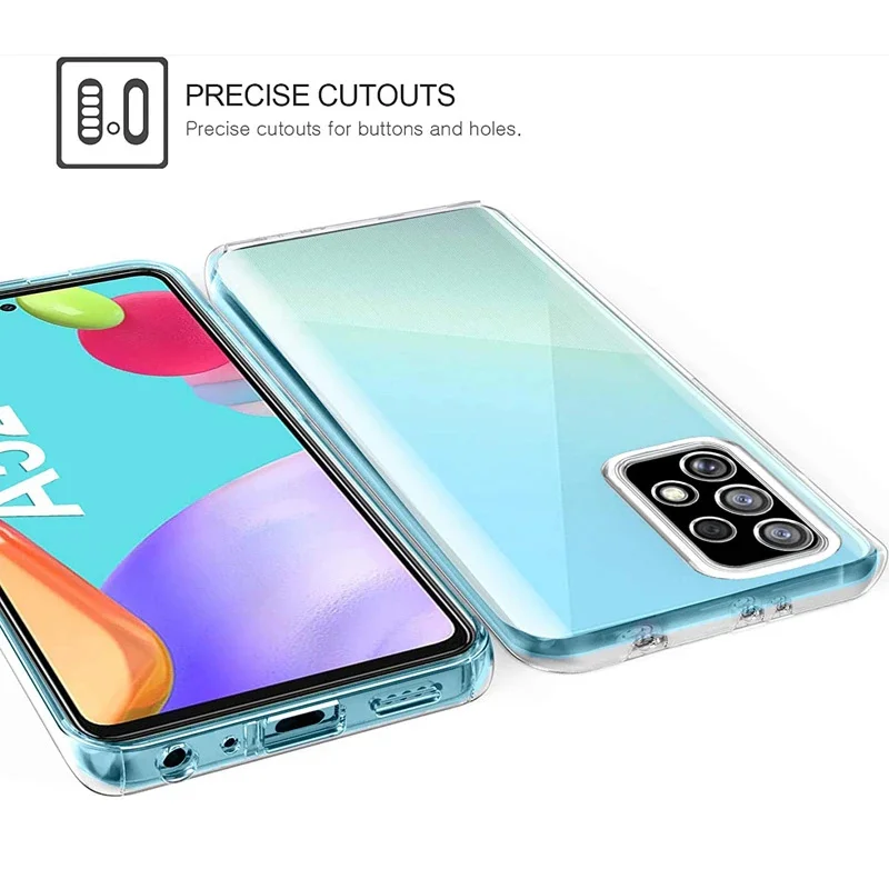 360 Full Protection Silicone Shockproof Case for Samsung A21S A34 A14 A54 A72 A71 A24 A53 A21 A13 A31 A32 A23 A51 A22
