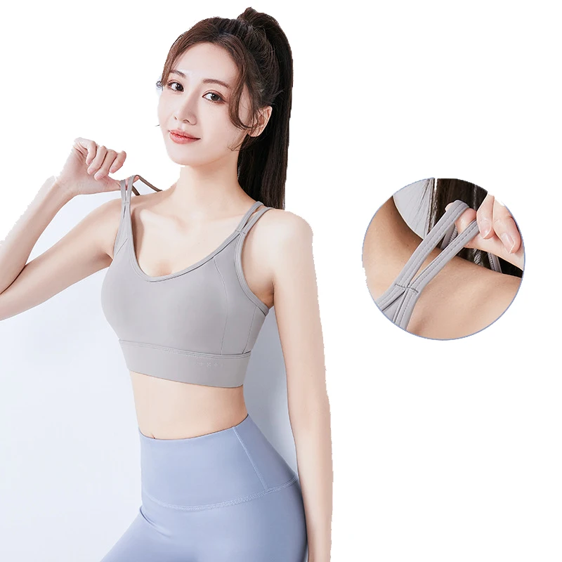 

Sexy Sports Wear Corset Tank Top for Women Bra Beauty Back Push-up Camisole Seamless Bralette Wireless Females Clothing