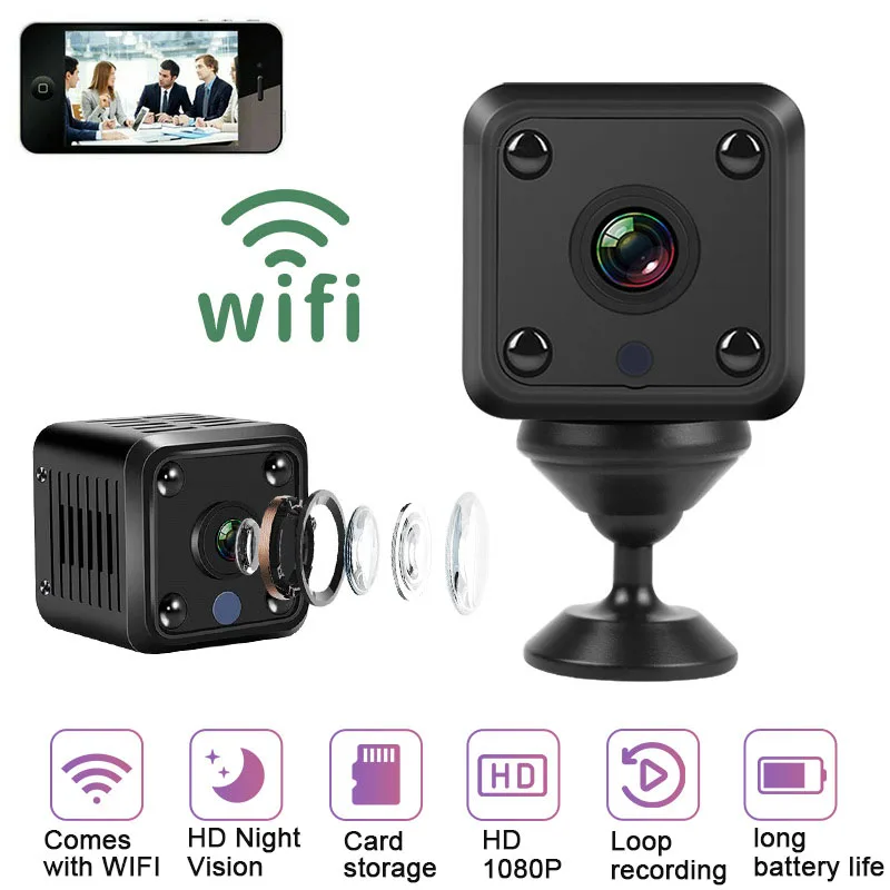 Мини-камера с Wi-Fi и функцией ночного видения |