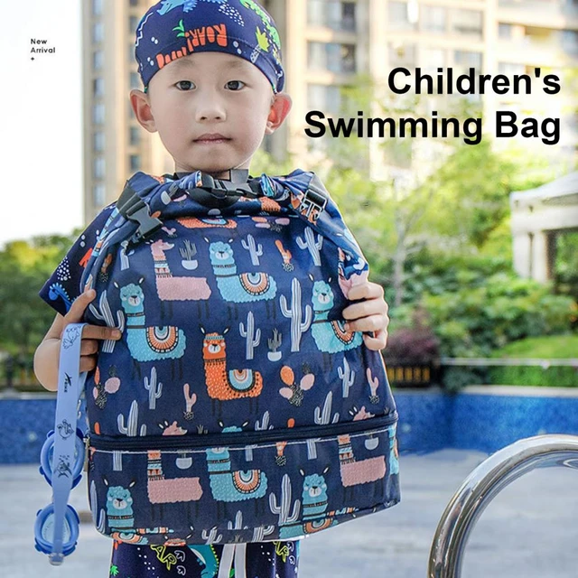 Bolsa de natación niños, mochila con estampado de dibujos animados, para playa, suministro al libre _ - AliExpress Mobile