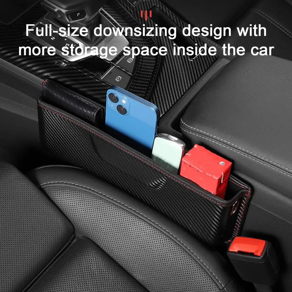 

Car Seat Gap Box Filler Universal Center Console Side Hanging Trash Can Storage Organizer Holder Auto SUV Truck Supplies