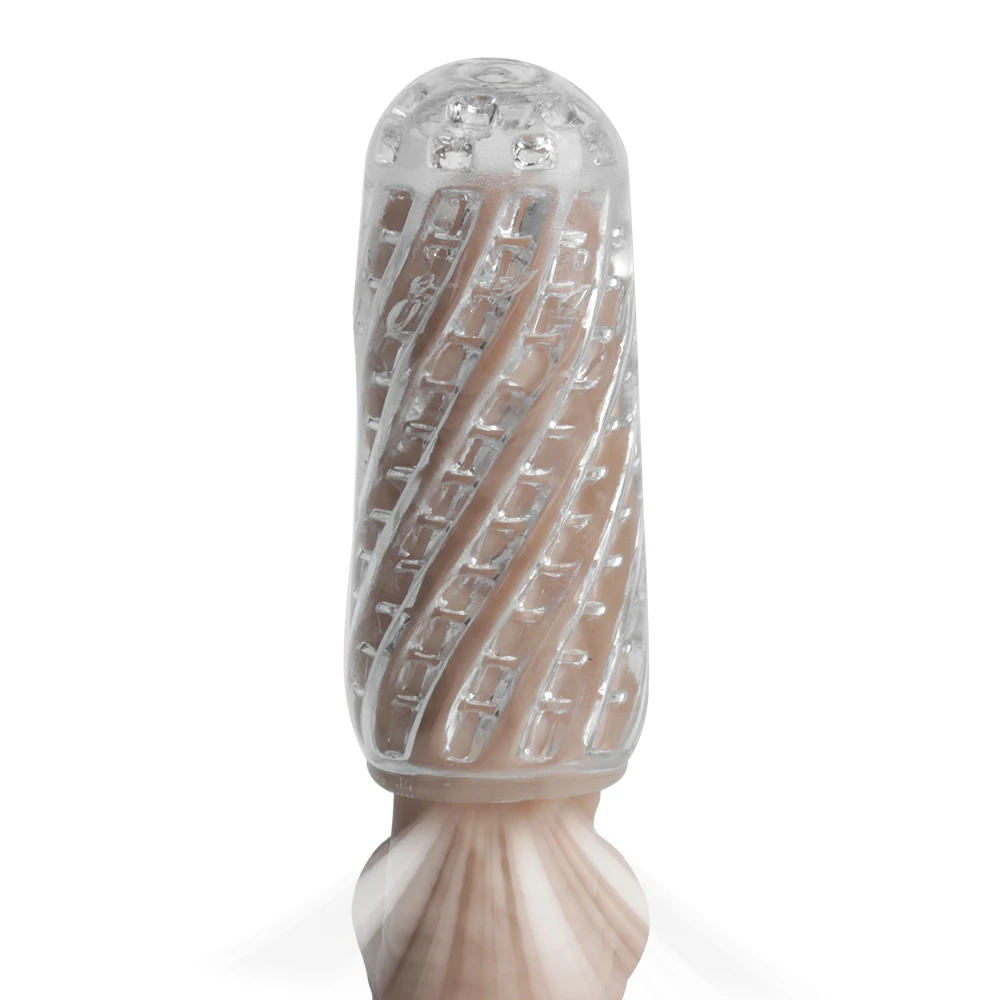 Transparent Male Masturbation Device Sex Toys for Men Penis Endurance Exercise Soft Pussy Aircraft Cup Vagina Masturbator 18