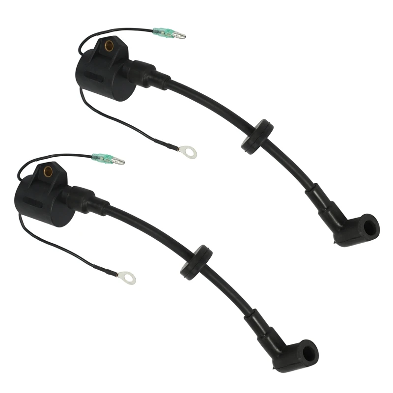 

2X Ignition Coil For Yamaha 61N-85570-00,Ignition Coil Assy For Hidea 2 Stroke 30HP Boat Engine
