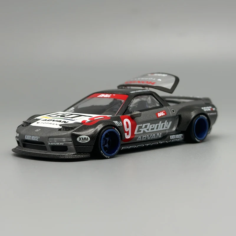 카이도 하우스 MINIGT 혼다 NSX 카이도 테스트카 스펙 V1 중국판 KHMG 합금 자동차 모델 190 체이스