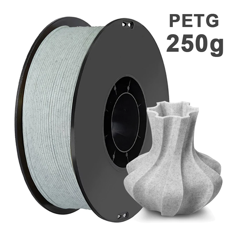 1.75mm PETG Mermer Filament 250g 1Kg 3D Yazıcı Filament Taş Benzeri Malzeme 500G 3D Baskı PETG Mermer