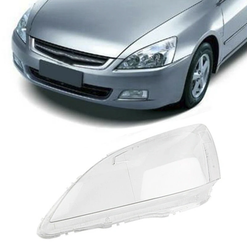 

Front Head Light Lamp Cover Transparent Lampshade Lamp Shell Masks Headlight Cover Lens For Honda Accord 2003-2007