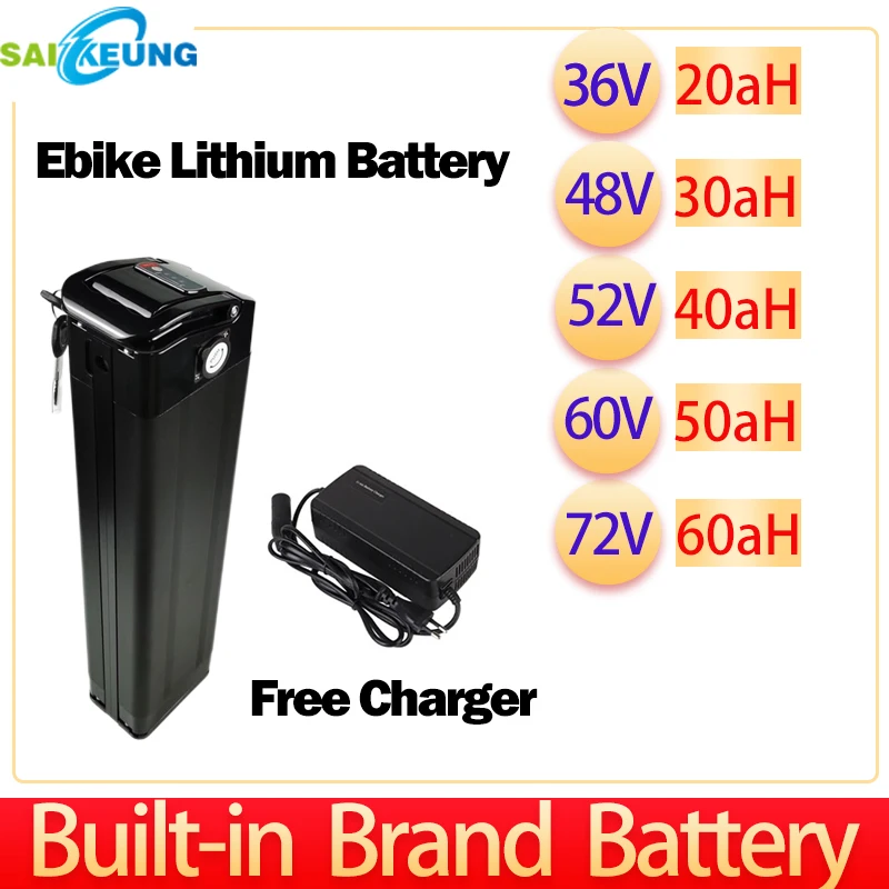E-bike Akku 36V 48V 52V 60V 72V 20Ah 40AH 50AH Li-ion Batterie