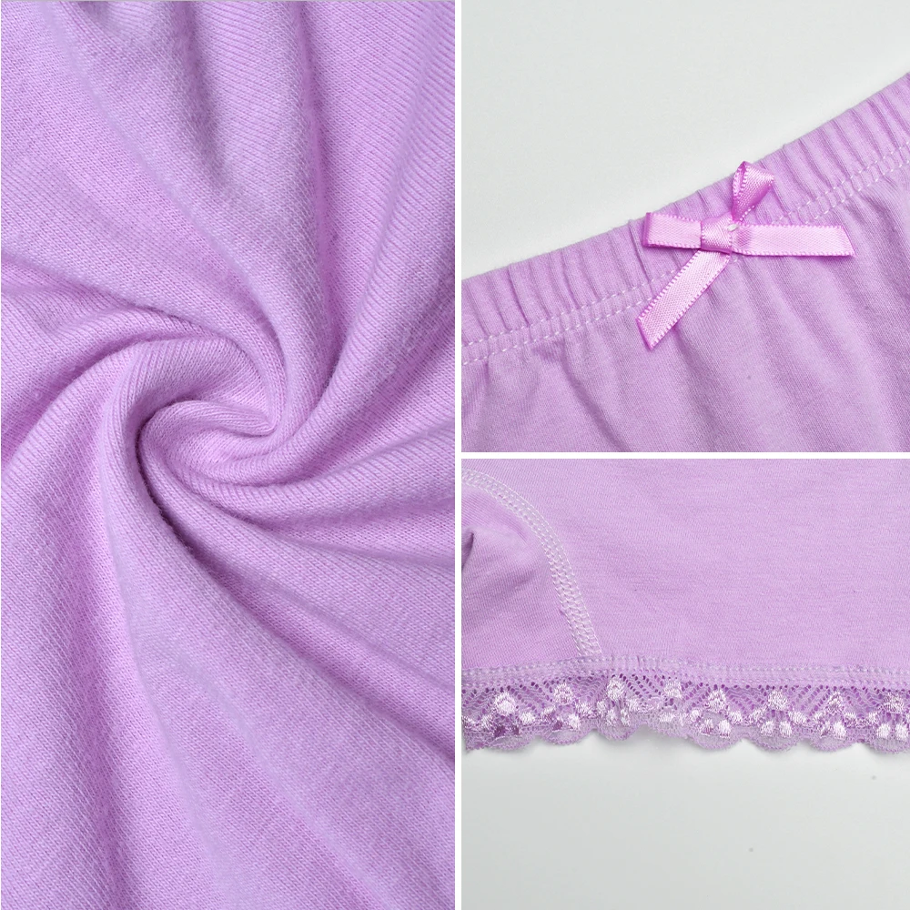 Girls Safety Panties Kids Cotton Children Underwear Children's Briefs Child Beach Short Solid Color Underpants For 2-11 Years 5