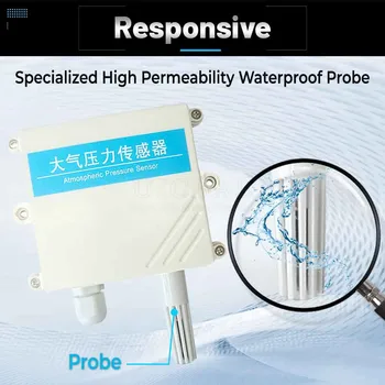 고정밀 기상 모니터링 감지기, 송신기, 기압 센서, RS485, 0-5V, 0-10V, 4-20MA 출력