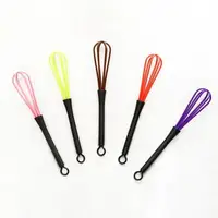 Batteur à œufs manuel Portable, cuisson de cuisine, mélange de crème en plastique, outil à mousser, Salon de coiffure, mélange de teinture capillaire, produit en gros, 1/5 pièces 6