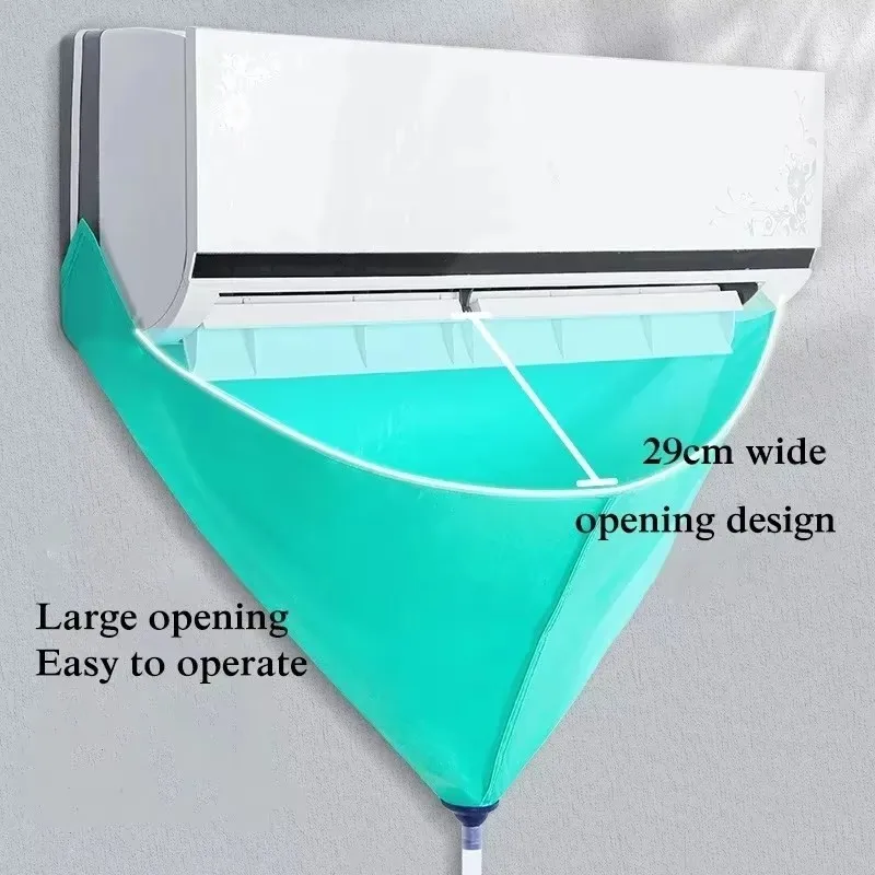 Air conditioner cleaning kit 1/6/8pcs leak-proof cover with drain water pipe full set dust elimination tools