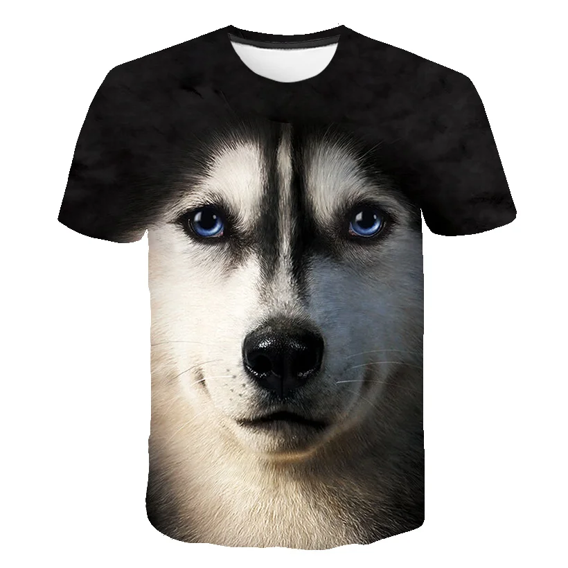 

Boys Girls Dogs T-shirts Clothing Kids Cartoon 3D Printed Tees Tops Children Short-sleeve Clothes Summer Fashion Casual Costumes