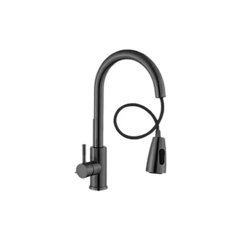 Mezcladora Monomando para Cocina Acero Inoxidable