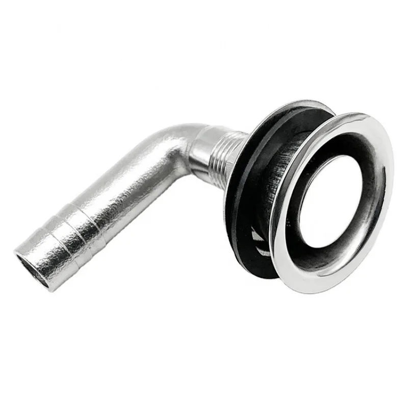 316 Stainless Steel Boat Fuel Vent for 5/8" Hose 90 Degree Boat Thru