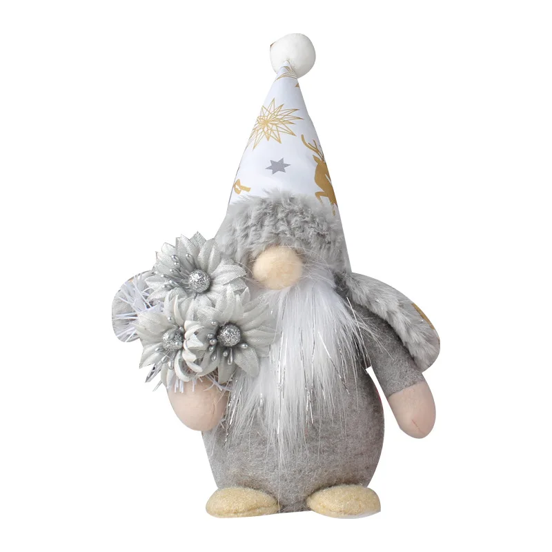 Standing Dwarf Santa Doll Table Decorations