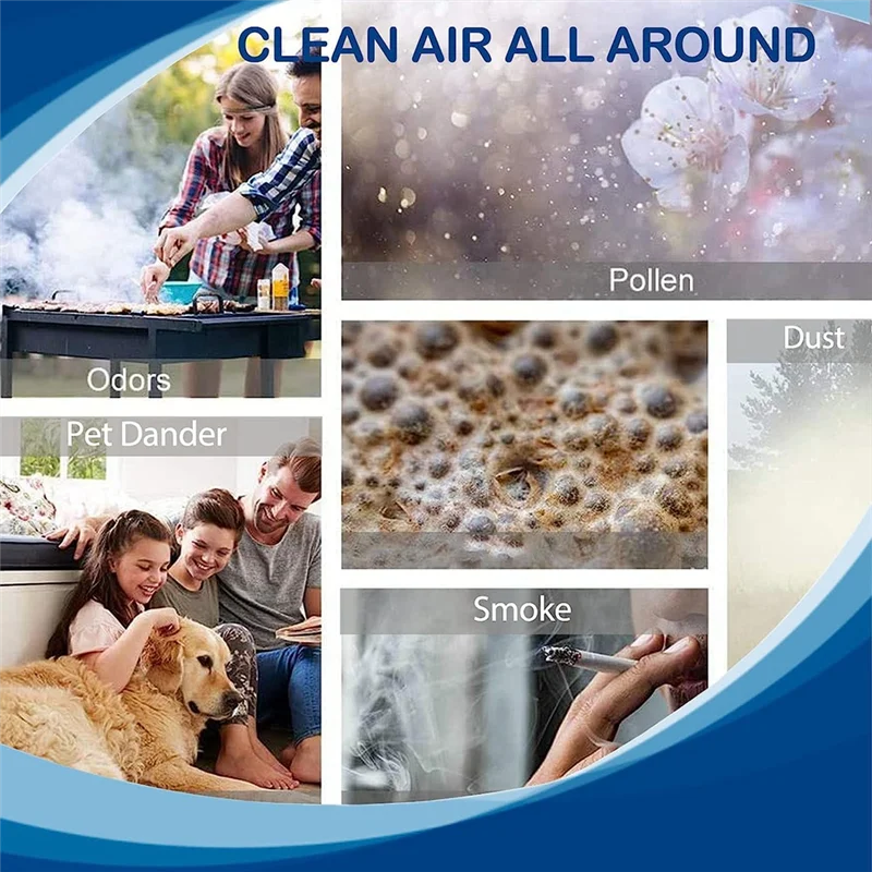 

AP-1512HH Сменный фильтр для очистителя воздуха AP1512HH, 3304899, 2 HEPA-фильтра и 8 углеродных фильтров