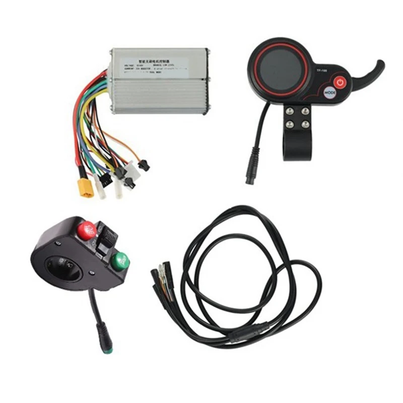 

10-дюймовый для электрического скутера KUGOO M4, 48 В, 20 А, телефонный переключатель, кнопка блокировки, запасные части для скутера