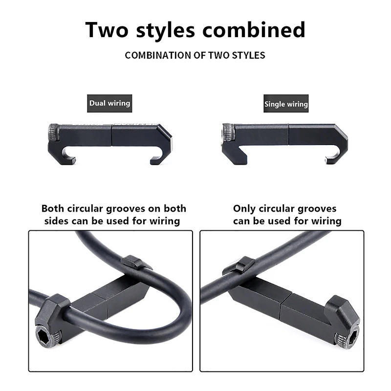 3pcs/Set Wire Guide System for Picatinny Rail for Picatinny Rail Accessories