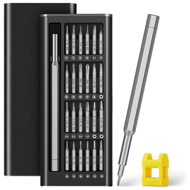 

1Set 24 In 1 Small Screwdriver Set Magnetic Mini Screwdriver Set Sturdy Electronic Screwdriver