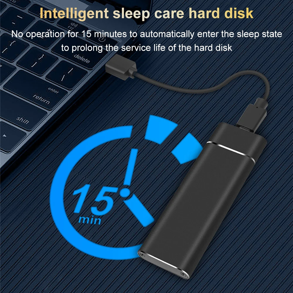케비두메이 USB 3.1 M.2 SSD 외장 케이스 10Gbps NVMe SATA 듀얼 프로토콜 금속 외장 하드 디스크 케이스 (노트북/PC용)