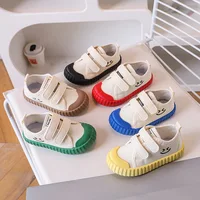 Kids Canvas Shoes Spring Autumn Breathable Soft Sole Sport Running Sneaker Girls Boys Fashion Non-Slip Flats Children Footwear 2