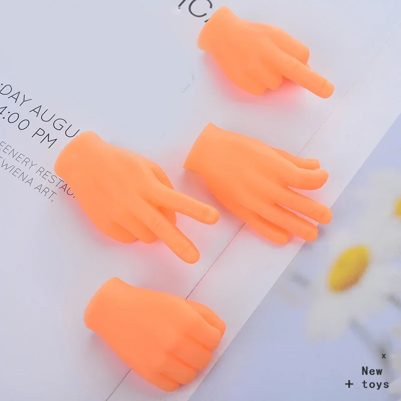 Teasing Cat Plastic Finger Gloves Human Fake Hand Cat Interactive Toys Caress Dog Toys Little Hand Pet Supplies