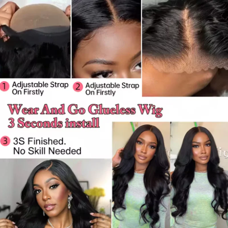 250 Density Body Wave 13x4 Lace Front Wigs Brazilian 5x5 Glueless Closure Wig Black 13x6 Hd Transparent Frontal Human Hair Wig 6