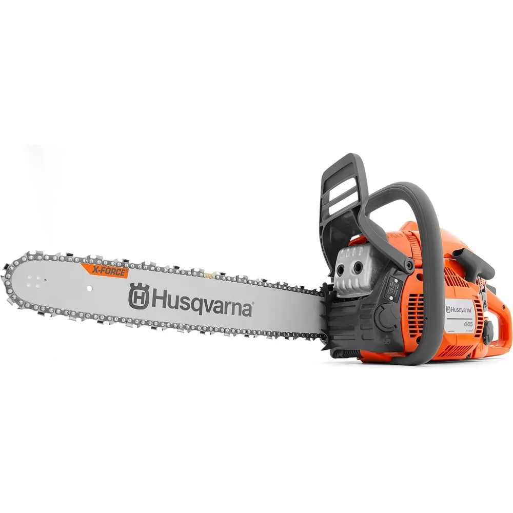 

445 Gas Powered Chainsaw, 50-cc 2.8-HP, 2-Cycle X-Torq Engine, 18 Inch Chainsaw with Automatic Oiler