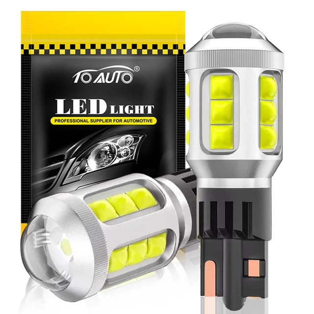 Lámpara LED Canbus de 4000LM T15 W16W, sin Error, 3030 Chips, 912, 921  bombillas, luz de marcha atrás de respaldo para coche, lámpara automática  superbrillante, 6500K - AliExpress