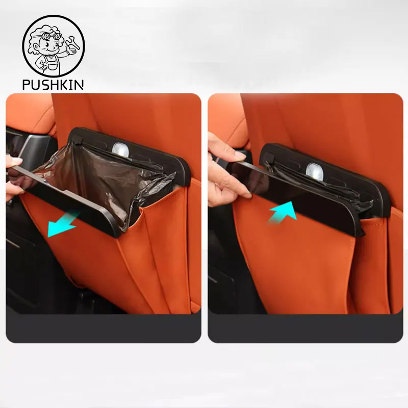 For Li Lixiang L7 L8 L9 Car Rear Garbage Bag Interior Car Seat Back Hanging Chair Back Storage Bag Accessories