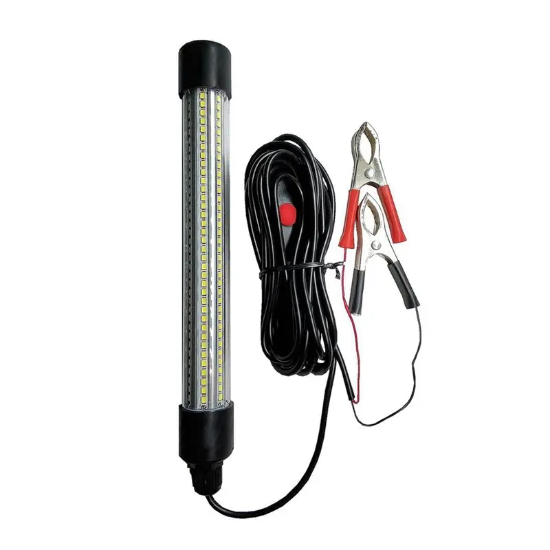 【추수감사절】5X 12V 24V 낚시등 20W 고출력 LED 수중 낚시등 IP68 방수 바다 낚시등 흰색