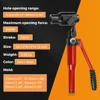 Manual Hydraulic Hole Opener Tool Set with 6 Molds (22mm 27.5mm 34mm 43mm 49mm 60mm ) Hydraulic Punching Drilling Machine 2