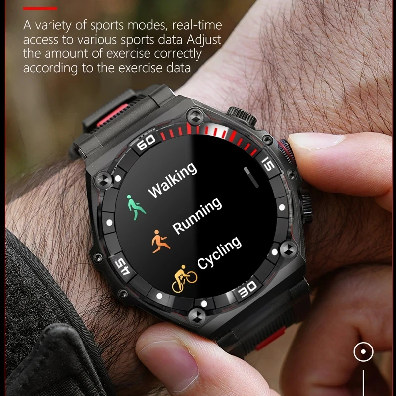 AMOLED  ȭ Ʈ ġ , 1.43 ġ, 466*466 HD ػ, 700mah 뷮 ͸, IP68   Ʈġ