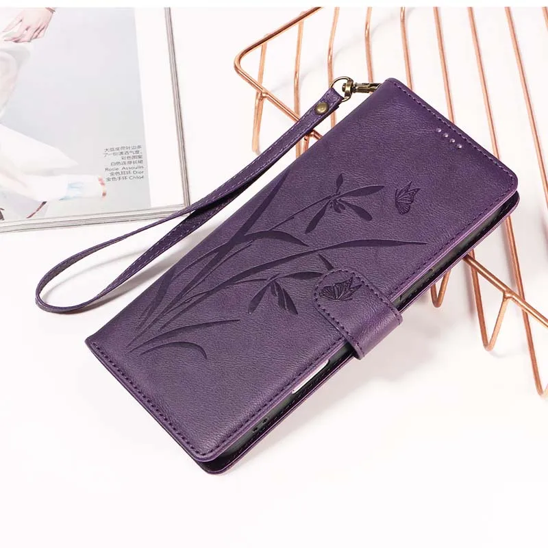 Elegant Leather Wallet Flip Phone Case with Card Holder