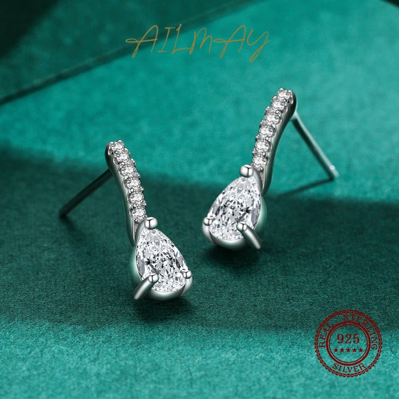 Orecchini a cerchio in argento sterling e vermeil dorato: orecchini a cerchio con diamanti CZ AURORA - Italia